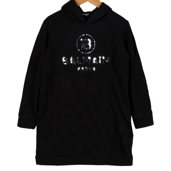 Balmain Balmain Girls Cotton Logo Hoodie - Picture 1 of 2